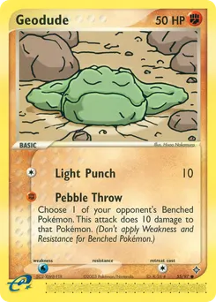 Geodude #55, Reverse Foil