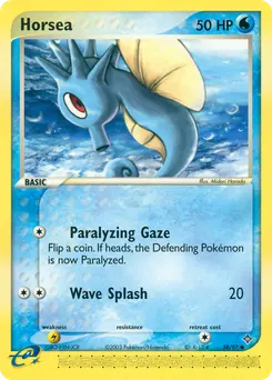Horsea #58, Reverse Foil