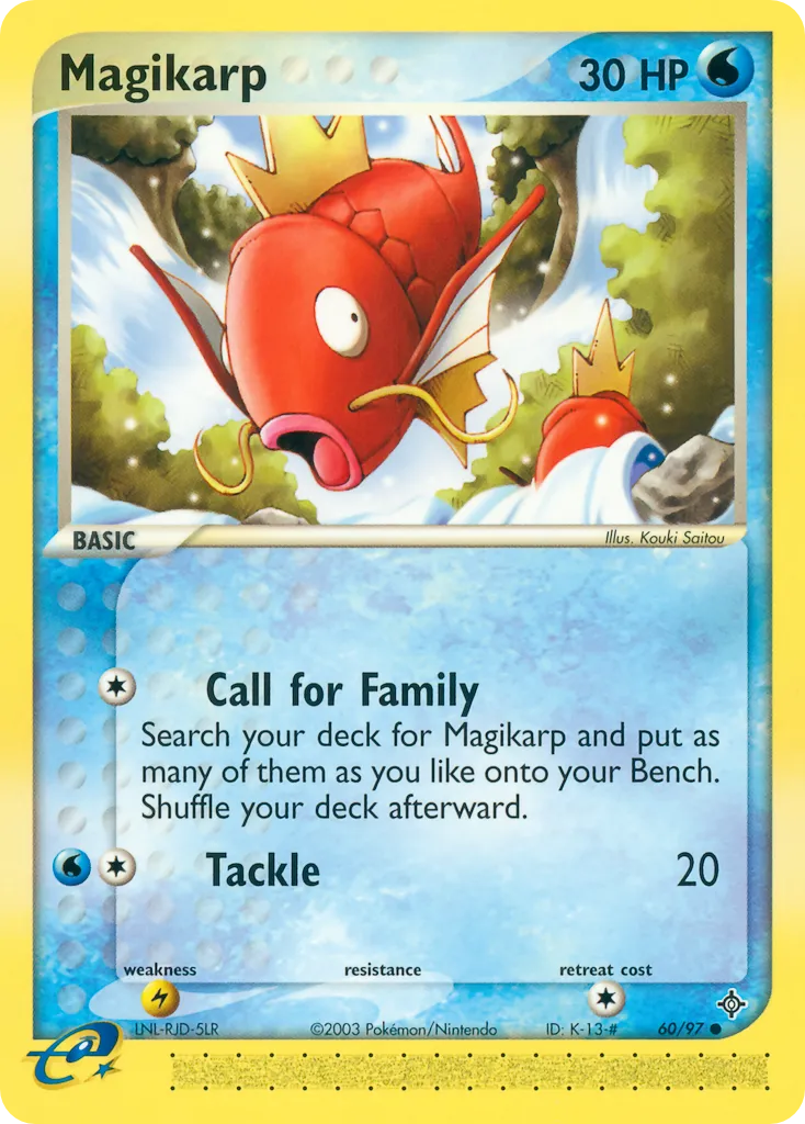 Magikarp #60, Dragon Reverse Foil