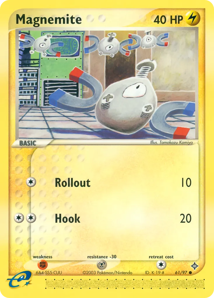 Magnemite #61, Dragon Reverse Foil