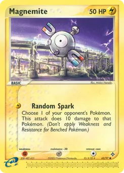 Magnemite #62, Reverse Foil