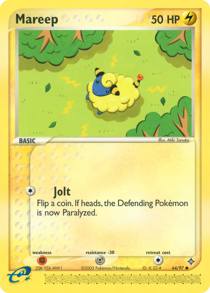 Mareep #64, Dragon Reverse Foil