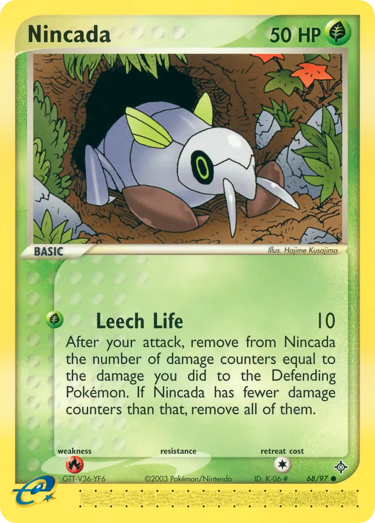Nincada #68, Dragon Reverse Foil