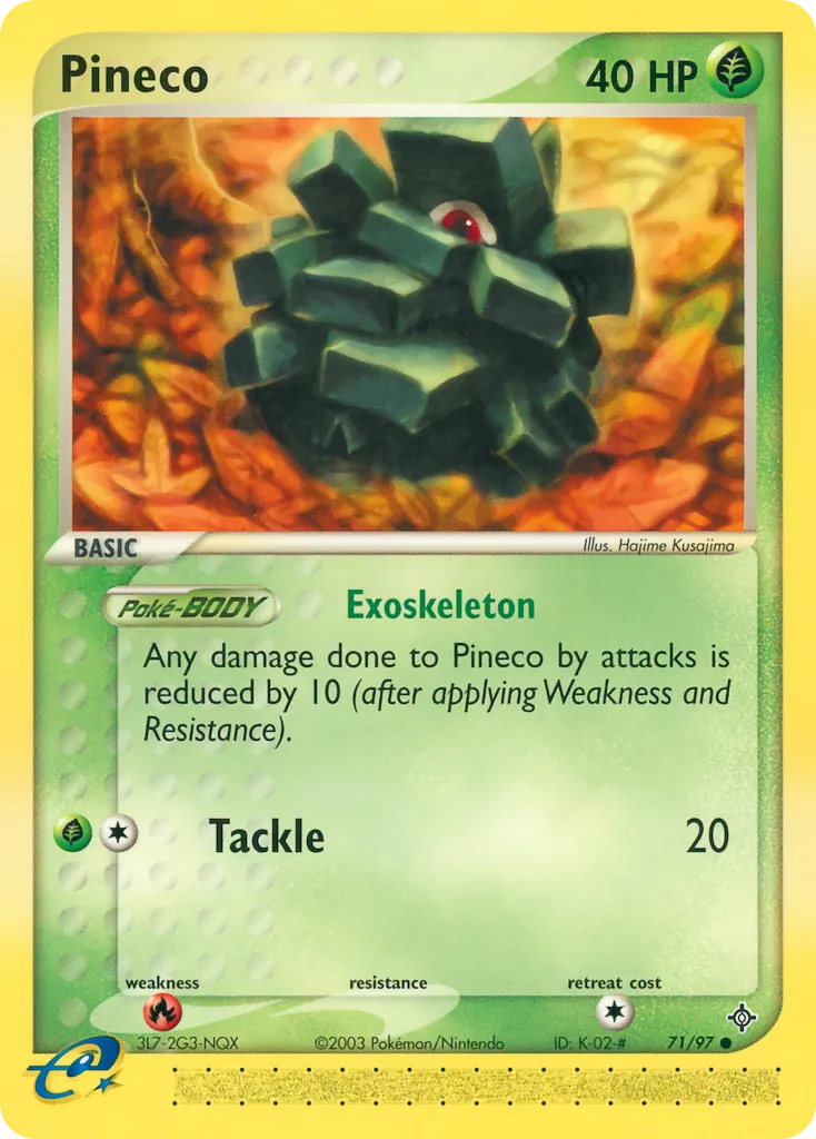 Pineco #71, Dragon