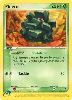 Pineco #71, Reverse Foil