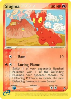 Slugma #72, Reverse Foil