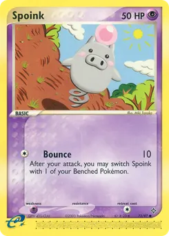Spoink #73, Reverse Foil