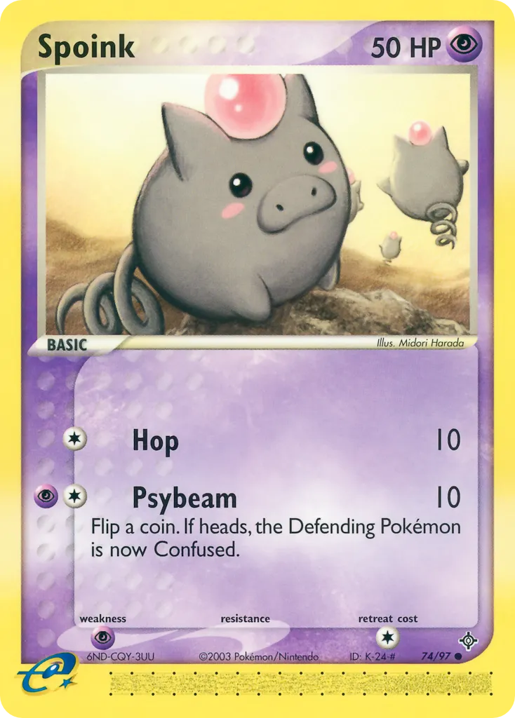 Spoink #74, Dragon