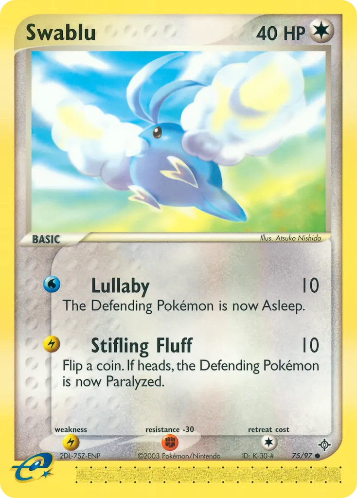 Swablu #75, Dragon Reverse Foil