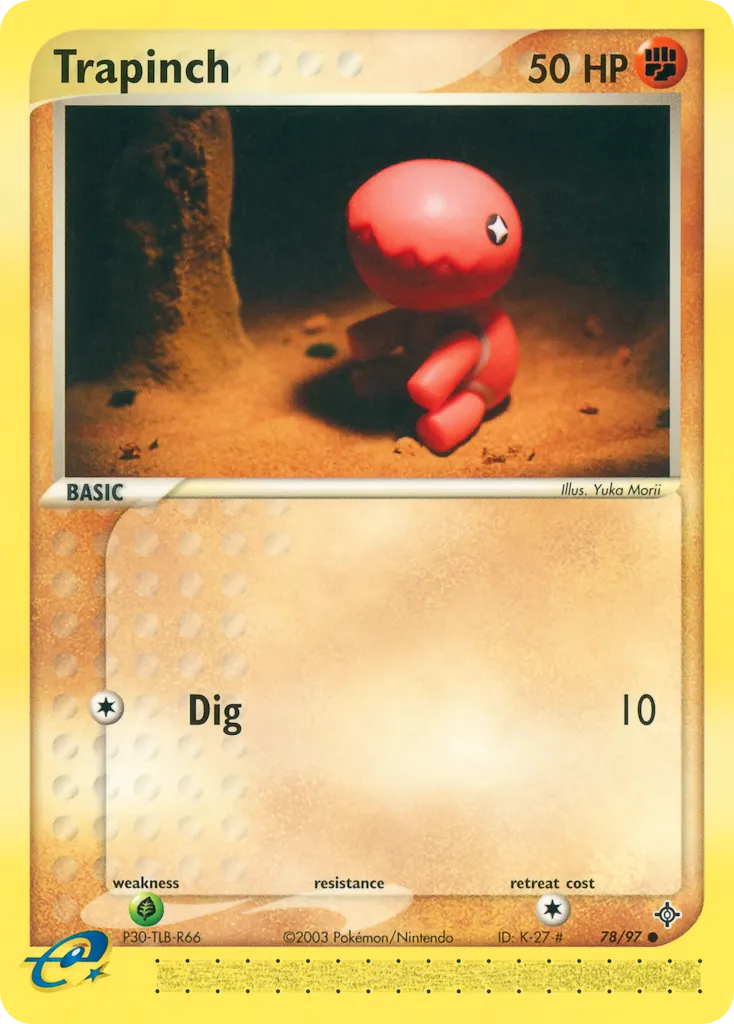 Trapinch #78, Dragon Reverse Foil
