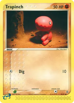 Trapinch #78, Reverse Foil