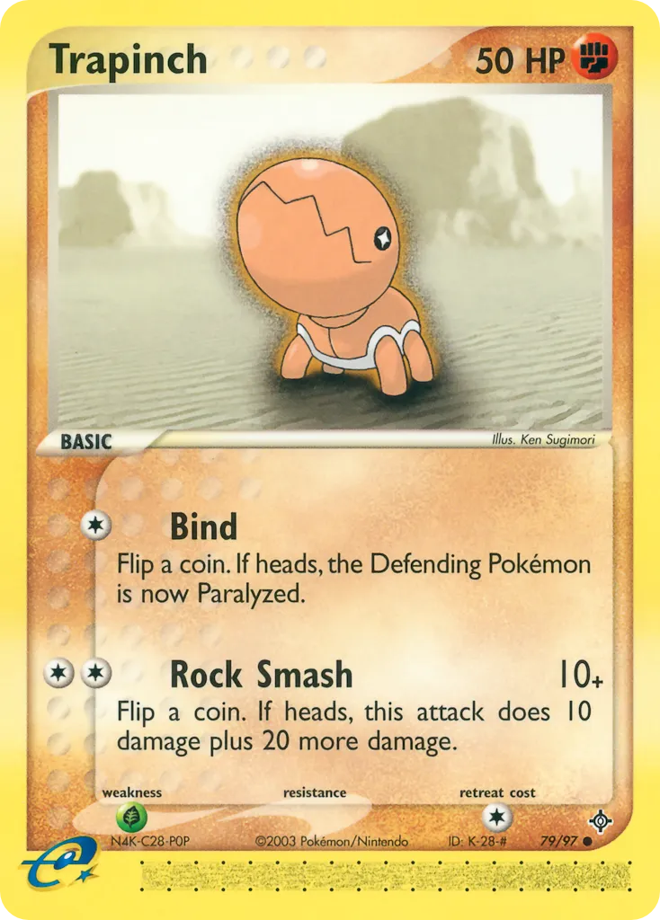 Trapinch #79, Dragon Reverse Foil