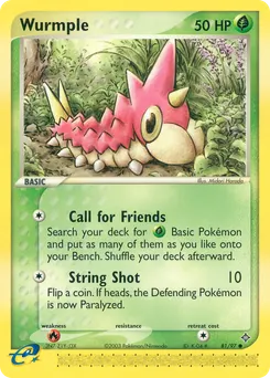 Wurmple #81, Reverse Foil