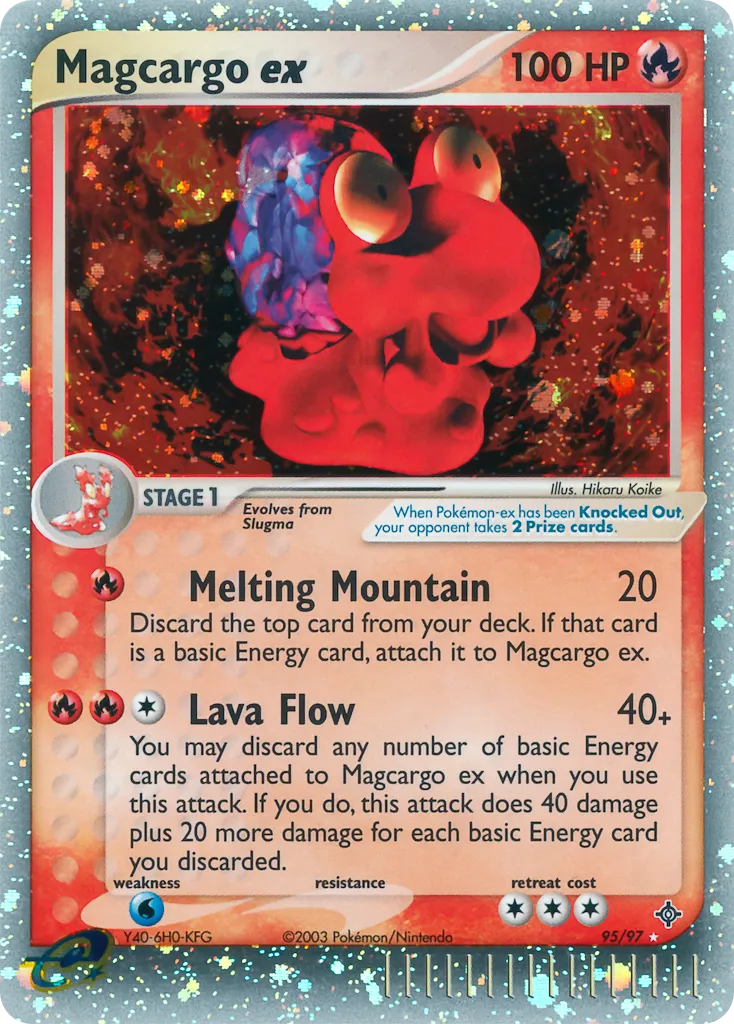 Magcargo ex #95, Dragon