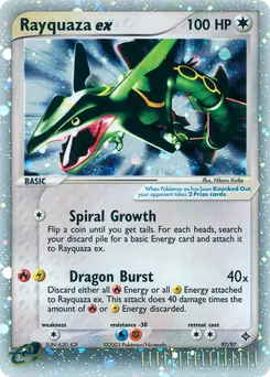 Rayquaza ex #97, Standard