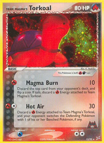 Team Magma's Torkoal #12, Team Magma vs Team Aqua