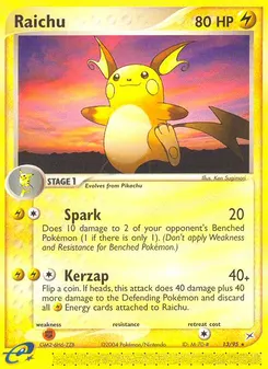 Raichu #13, Reverse Foil