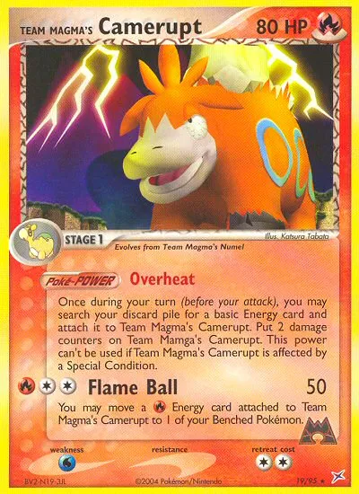 Team Magma's Camerupt #19, Team Magma vs Team Aqua
