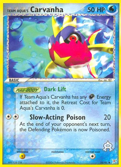 Team Aqua's Carvanha #25, Team Magma vs Team Aqua