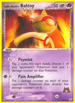 Team Magma's Baltoy #32, Reverse Foil