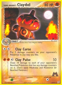 Team Magma's Claydol #33, Reverse Foil