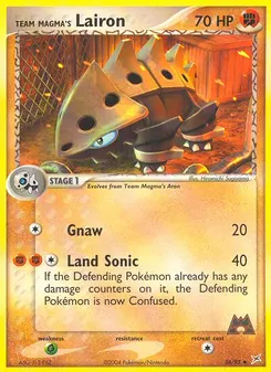 Team Magma's Lairon #36, Reverse Foil