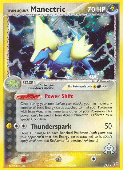 Team Aqua's Manectric #4, Team Magma vs Team Aqua