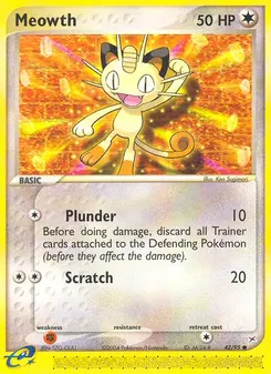 Meowth #42, Reverse Foil