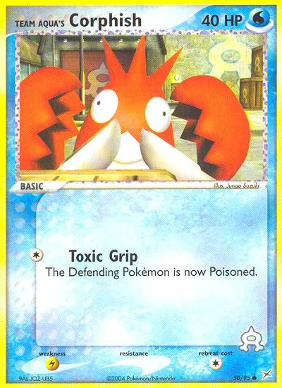 Team Aqua's Corphish #50, Team Magma vs Team Aqua