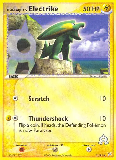 Team Aqua's Electrike #52, Team Magma vs Team Aqua