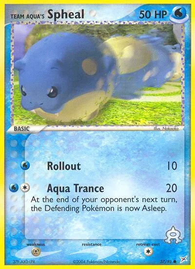 Team Aqua's Spheal #57, Team Magma vs Team Aqua