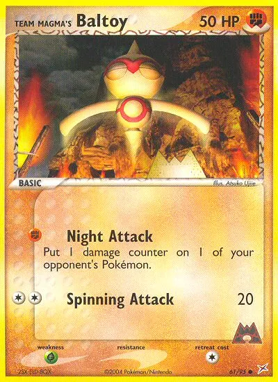 Team Magma's Baltoy #61, Team Magma vs Team Aqua