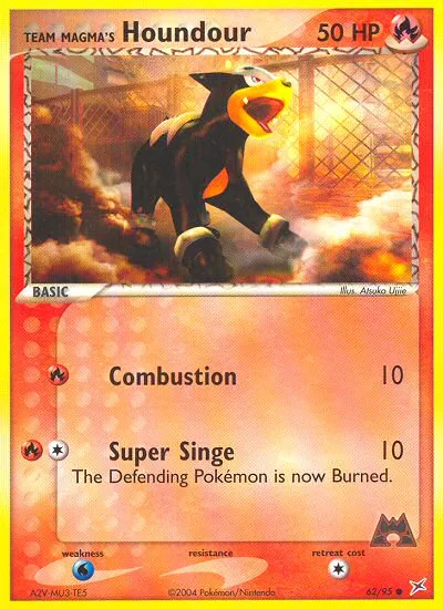 Team Magma's Houndour #62, Team Magma vs Team Aqua