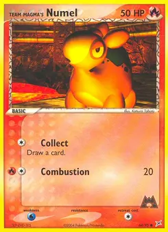 Team Magma's Numel #64, Reverse Foil