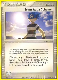 Team Aqua Schemer #69, Reverse Foil