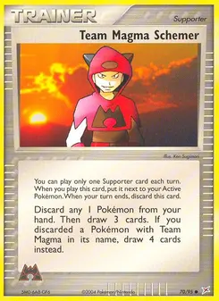 Team Magma Schemer #70, Reverse Foil