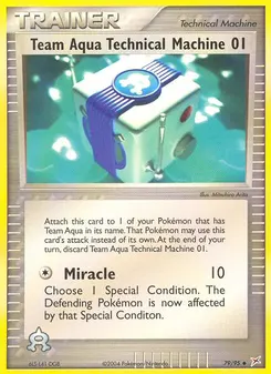 Team Aqua Technical Machine 01 #79, Reverse Foil