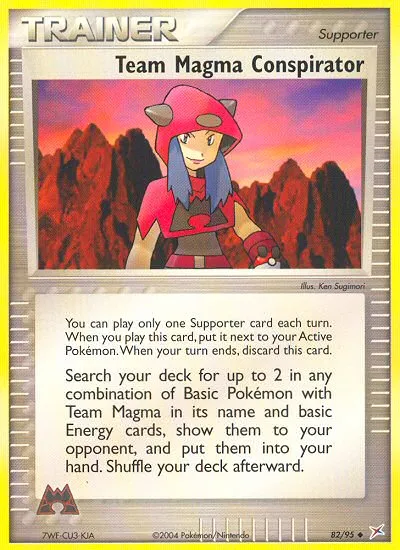 Team Magma Conspirator #82, Team Magma vs Team Aqua