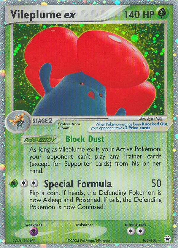 Vileplume ex #100, Hidden Legends