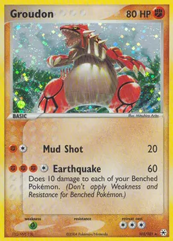 Groudon #102, Standard