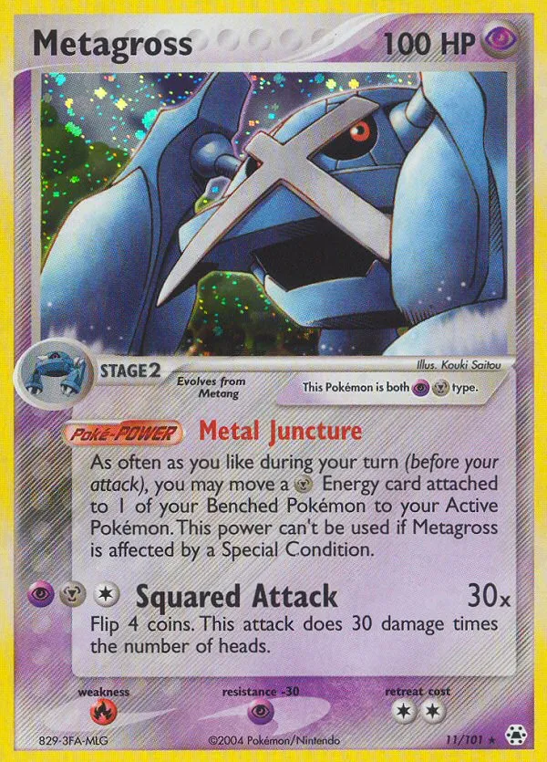 Metagross #11, Hidden Legends Reverse Foil