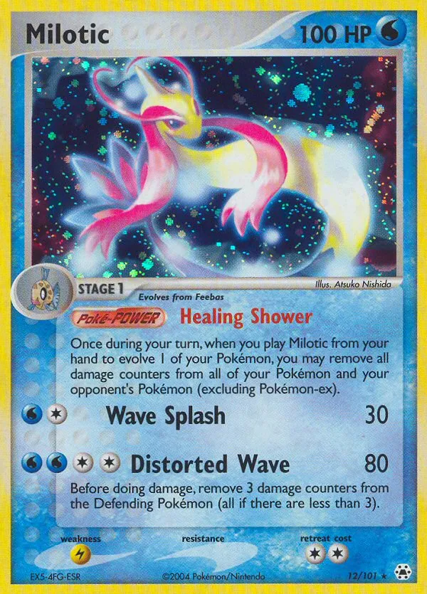 Milotic #12, Hidden Legends Reverse Foil