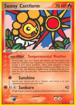 Sunny Castform #26, Reverse Foil