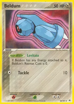 Beldum #28, Reverse Foil