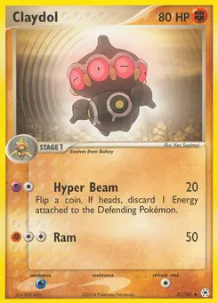 Claydol #31, Reverse Foil