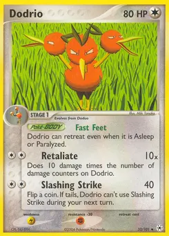 Dodrio #33, Reverse Foil