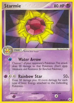 Starmie #49, Reverse Foil