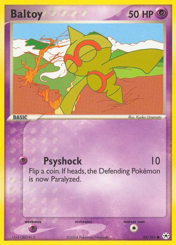 Baltoy #52, Hidden Legends