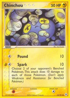 Chinchou #56, Reverse Foil