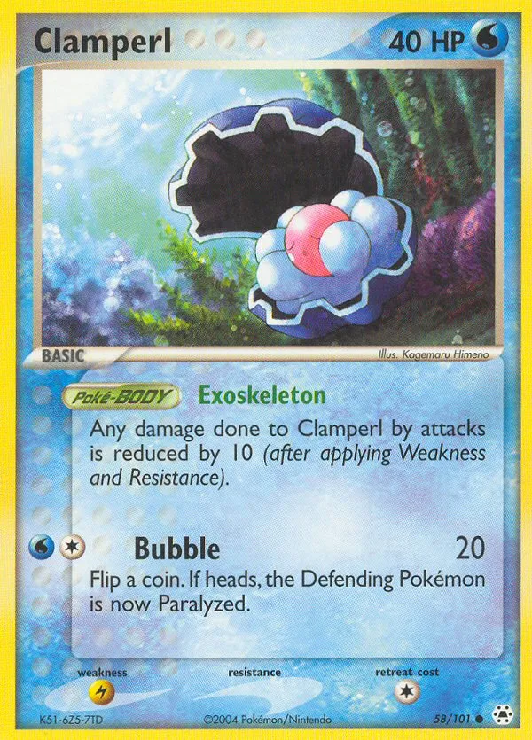 Clamperl #58, Hidden Legends Reverse Foil